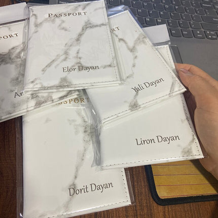 Customize Name Passport Cover Travel Wallet | Passport Holder Travel