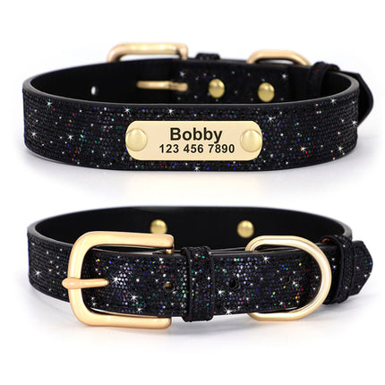 Leather Cat Collar Personalized Cat Collar For Puppy Small Dogs Pet