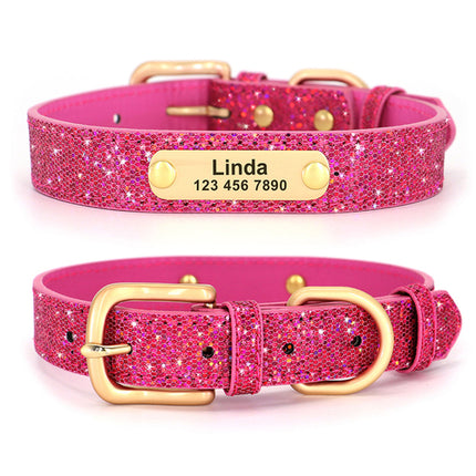 Leather Cat Collar Personalized Cat Collar For Puppy Small Dogs Pet