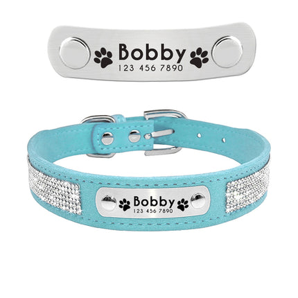 Leather Cat Collar Personalized Cat Collar For Puppy Small Dogs Pet