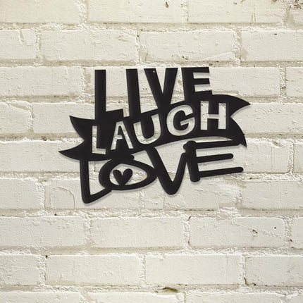 Live, Laugh, Love - Metal Wall Art/Decor
