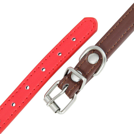 Pu Leather Cat Collar Personalized Kitten Collar Id Name Engraving Pet