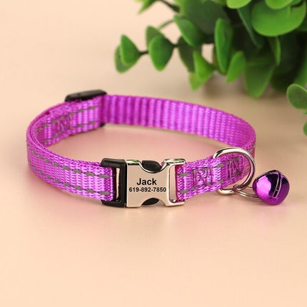 Personalized Cat Collar Free Shipping | Cat Collar Personalized Kitten