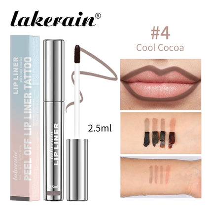 Waterproof Lip Liner Peel Off Tattoo Lipgloss Waterproof Long Lasting