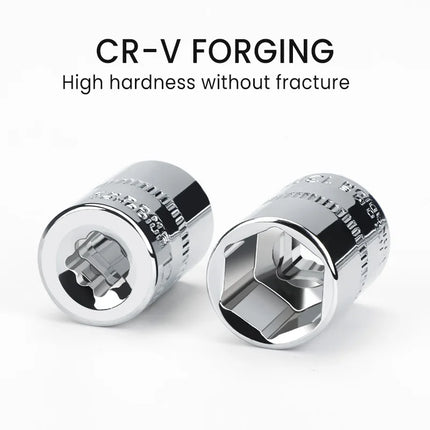 AIRAJ 12PCS Ratchet Socket Wrench Multifunctional Wrench for