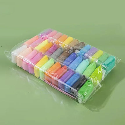 36  Color Clay Air-dried Clay Set, Ultra Light Plastic Clay with