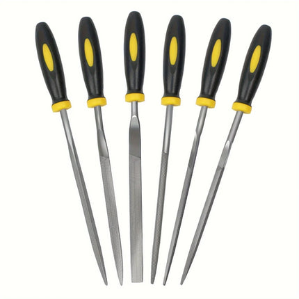 Premium Needle File Set - High-Carbon Steel Files with Non-Slip