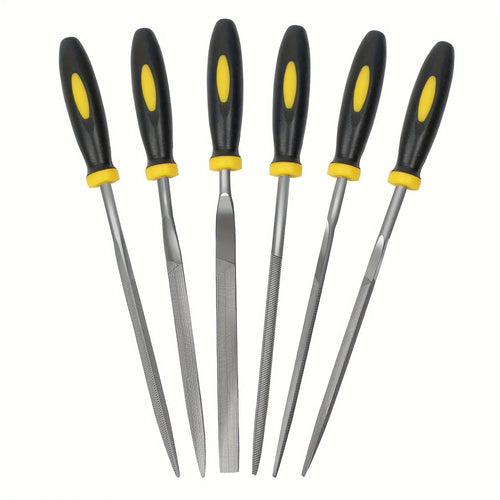 Premium Needle File Set - High-Carbon Steel Files with Non-Slip