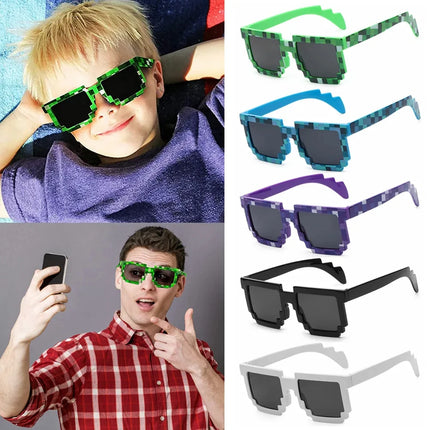 Kids and Adults Sunglasses Cosplay Action Game Peripheral Toy Square