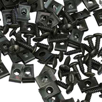 Self Tapping Screws Metal Fastener Clip for Car Motorcycle U-Type Clip