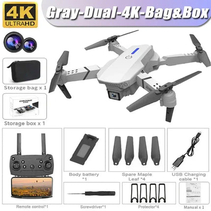 New E88 Pro WIFI FPV Drone Wide Angle HD 4K 1080P Camera Height Hold