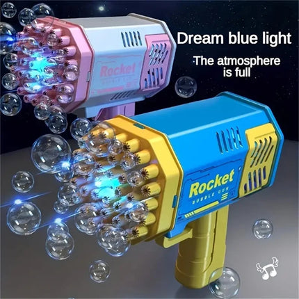 40 Hole Rocket Launcher Handheld Portable Electric Automatic Bubble