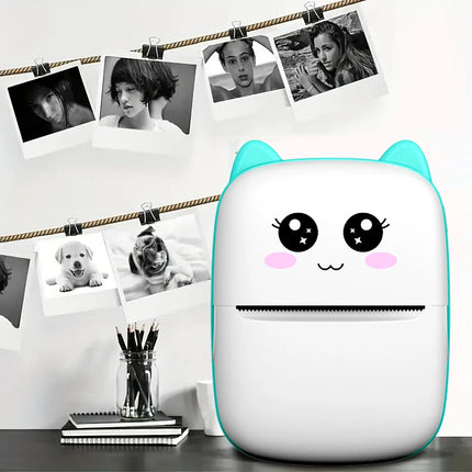 Mini-printer, Thermal Printer Ink-free Portable Sticker Printer