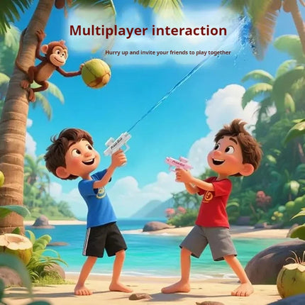 New Summer Creative Double Sided Reverse Water Spray Gun Mini Water