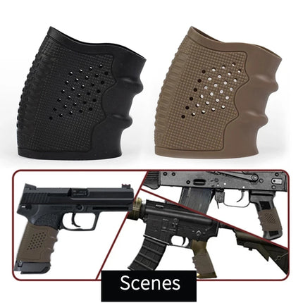 Pistol Rubber Grip Glove Cover Sleeve Anti Slip Handguns For Glock