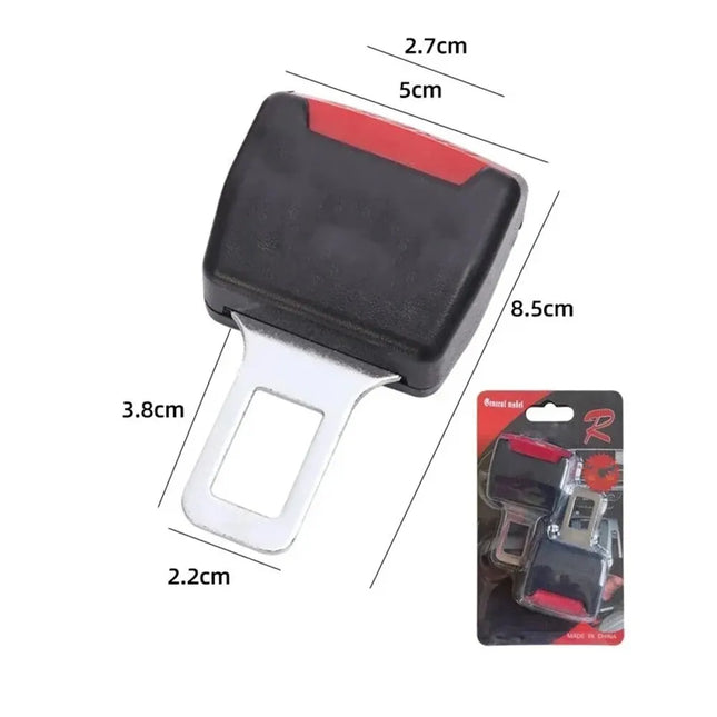 2pcs/Set Car Safety Belt Buckle Extension Clip Safety Belt Buckle