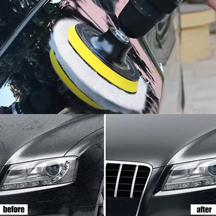 3/4/5/6/7 Inch Polishing Kit Polishing Pad Car Waxing Sponge Disk Wool