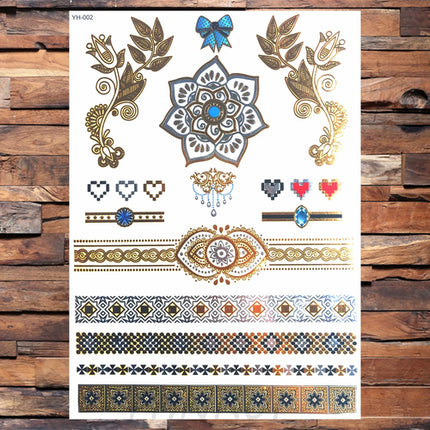 Realistic Elephant Moon Temporary Tattoos For Women Adult Fake