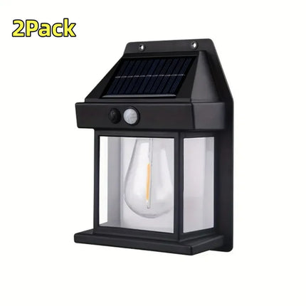 New Solar Tungsten Filament Lamp Outdoor Waterproof Intelligent