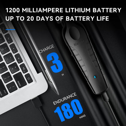 Kemei  Men's Cordless Hair Clipper USB Rechargeable Electric Hair