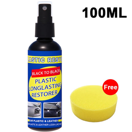 Car Plastic Restorer Coating Agent Auto Plastic Rubber Exterior Repair