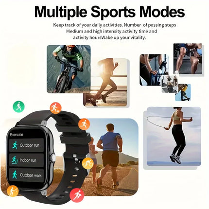 KESHUYOU 2025 Smart Watch Answer Make Call Message Preview Sport Mode