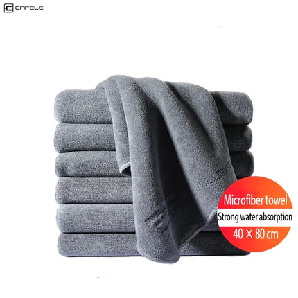 Car Wash Towel Car Wipe Microfiber Towel Thickened Absorbent Cloth No