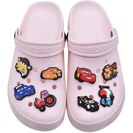 MINISO 20pcs Cars Shoe Decorations Shoe Accessories Charms For Clogs