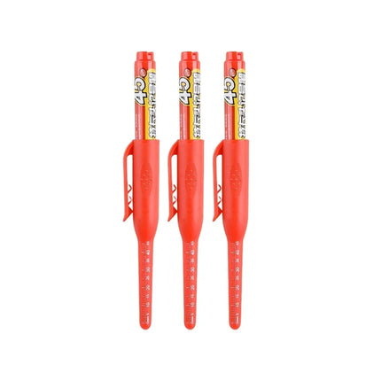45mm Waterproof Deep Hole Marker Pens Long Nib Head Carpenter Pen