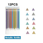 12Pc Metallic Refill