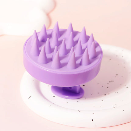 1PCS scalp massager shampoo brush, scalp cleaning brush, silicone, for