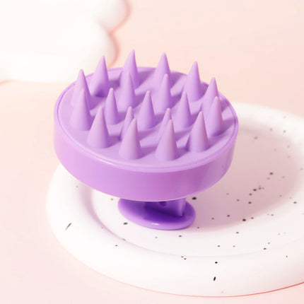 1PCS scalp massager shampoo brush, scalp cleaning brush, silicone, for