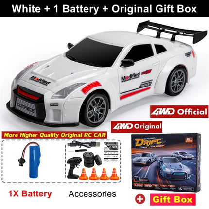 New 4WD Remote Control Drift Car Full Size 1:24 Mini Remote Control
