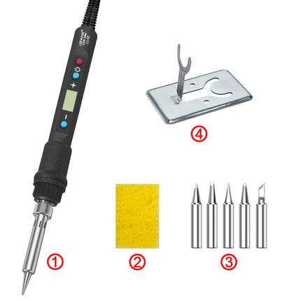Digital Soldering Iron Set Kit 80W with ON/OFF Switch Adjustable