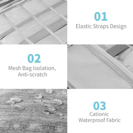 NNBILI Cable Storage Bags System Kit Case USB Charger Data phone