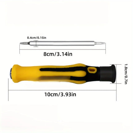 12 In 1 Magnetic Screwdriver Set Cross Flat Shaped Screwdriver Head