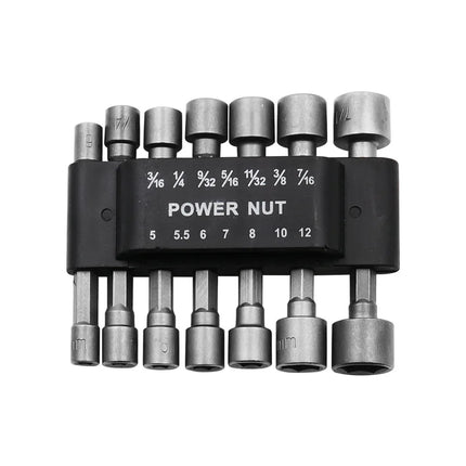 9pcs/14pcs/set 5mm-13mm Hex Sockets Sleeve Nozzles Nut Driver Set