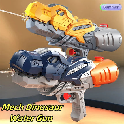 Dinosaurs, ducks, sharks, twin sprinklers, water gun toys, water