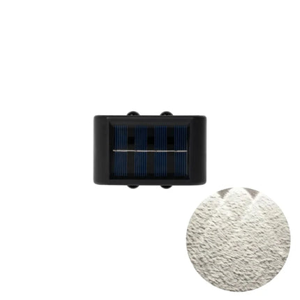1pc 2/4/6/8/10/12LEDs Solar LED Wall Lights, Outdoor Wall Lamp For