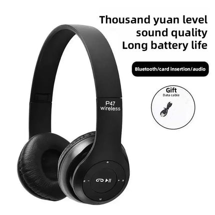 Stereo p47 headset 5.0 Bluetooth headset folding series wireless