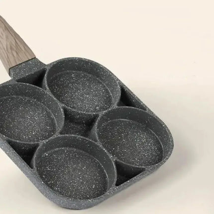 1 PCS Maifan Stone Four-Hole Omelette Pan Bottom Nonstick Egg Pan Mini