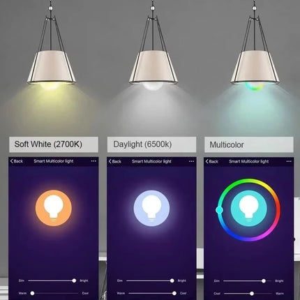 15W E27 Tuya LED Bulb Smart Life APP Control Dimmable RGB Color