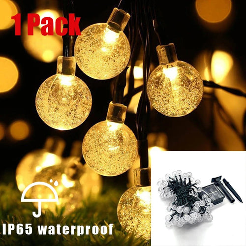 20～100 LED Solar Light Outdoor IP65 Waterproof String Fairy Lamps