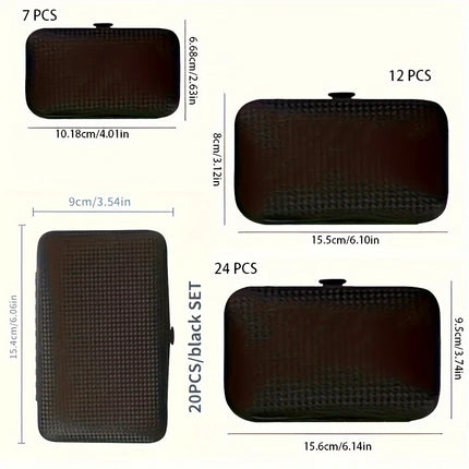 7-24pcs Professional  Nail Clippers Kit - Ultra Sharp Fingernail and