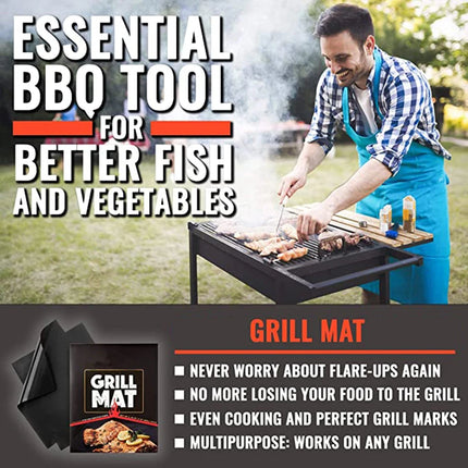 60*40cm Non-stick BBQ Grill Mat  Baking Mat Barbecue Tool Cooking
