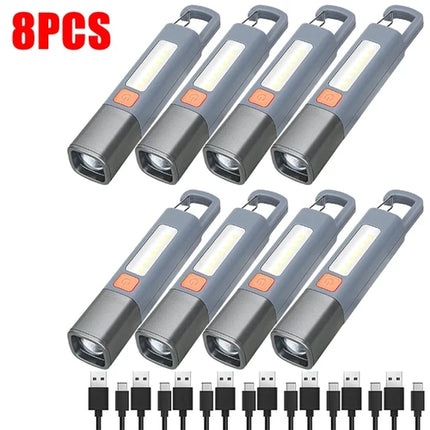 1-10PCS Super Bright COB Side Lights LED XPE Mini Portable Torch