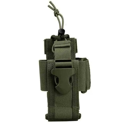 Tactical Molle Radio Pouch Walkie Talkie Holster Nylon Waist Pack Belt