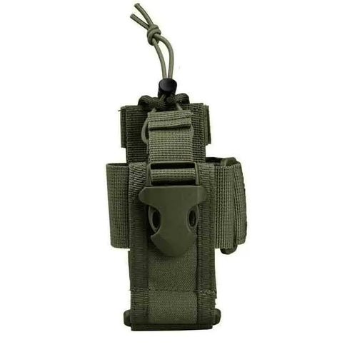 Tactical Molle Radio Pouch Walkie Talkie Holster Nylon Waist Pack Belt