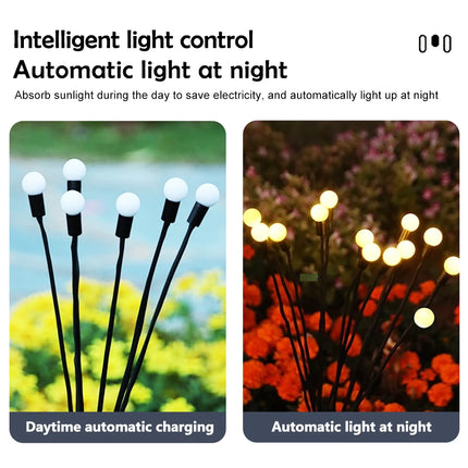 Firefly Garden Solar Lights 8LED 10LED 40LED Outdoor Waterproof RGB