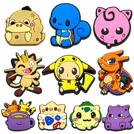 VC Decoration Buckle DinMINISO Pokemon Shoe Charms Posaur Sandals